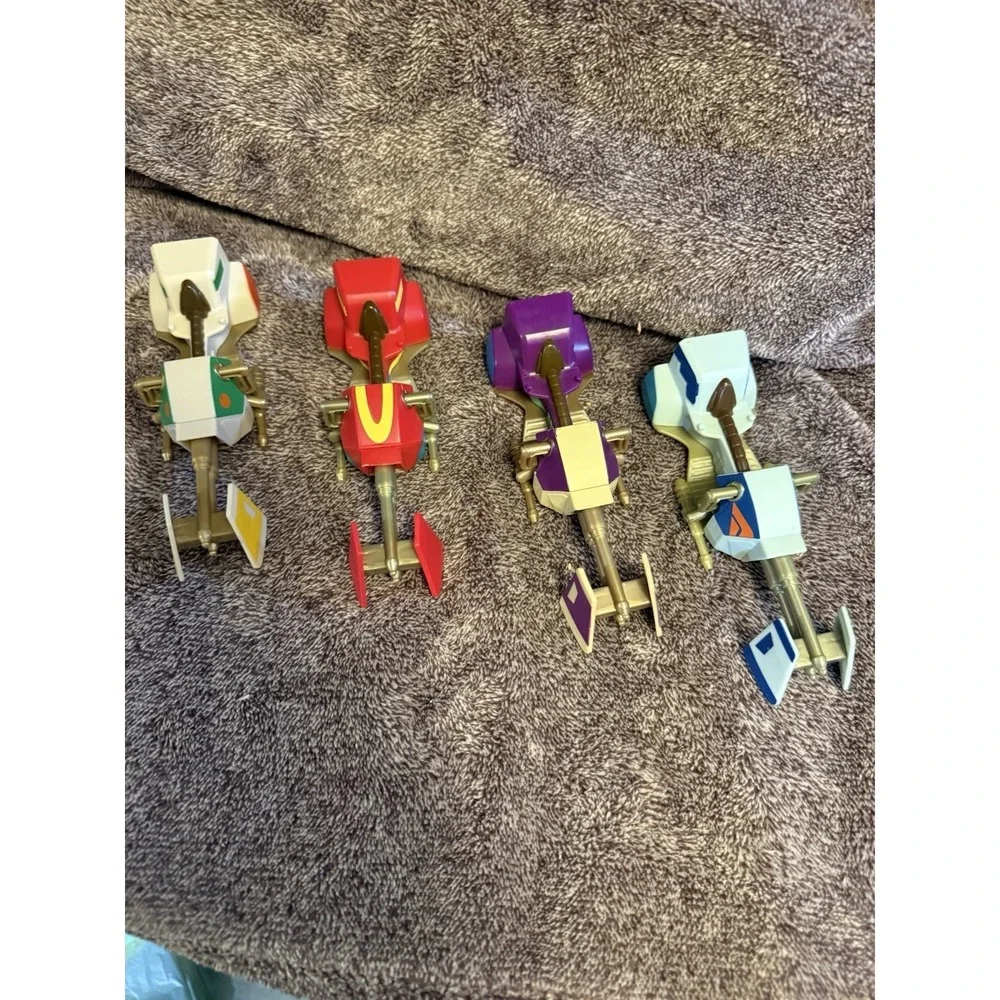 Lot of 4 Star Wars Young Jedi Adventures Speeder Bike Vehicles Hasbro Loose